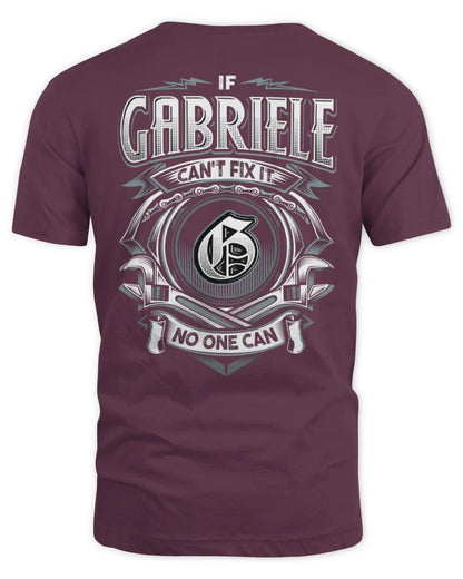 GABRIELE AP81-K4-626 - Personalized Ahmed Quote Apparel “If Ahmed Can't Fix It, No One Can” - Unisex Standard T-Shirt - Maroon