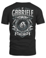 GABRIELE AP81-K4-626 - Personalized Ahmed Quote Apparel “If Ahmed Can't Fix It, No One Can” - Unisex Standard T-Shirt - Black