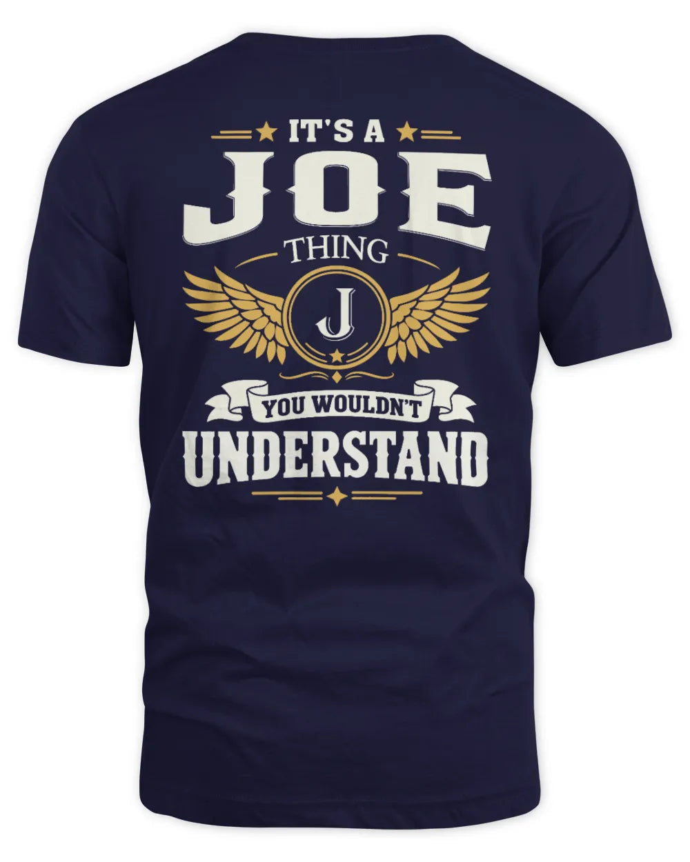 JOE KT06-M008 It’s a [NAME] Thing – You Wouldn’t Understand | Personalized Vintage T-Shirt - Unisex Standard T-Shirt - Navy