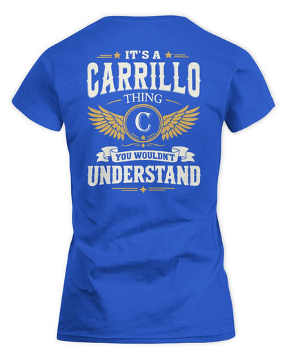 CARRILLO KT06-M008 It’s a [NAME] Thing – You Wouldn’t Understand | Personalized Vintage T-Shirt - Women's Standard T-Shirt - Royal