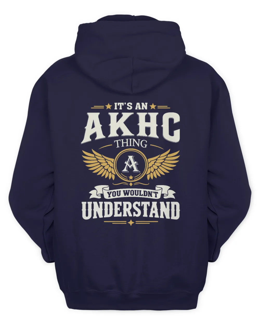 AKHC KT06-M008 It’s a [NAME] Thing – You Wouldn’t Understand | Personalized Vintage T-Shirt - Unisex Hoodie - Navy