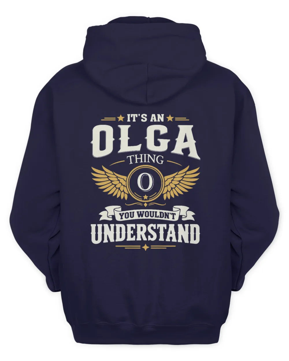 OLGA KT06-M008 It’s a [NAME] Thing – You Wouldn’t Understand | Personalized Vintage T-Shirt - Unisex Hoodie - Navy