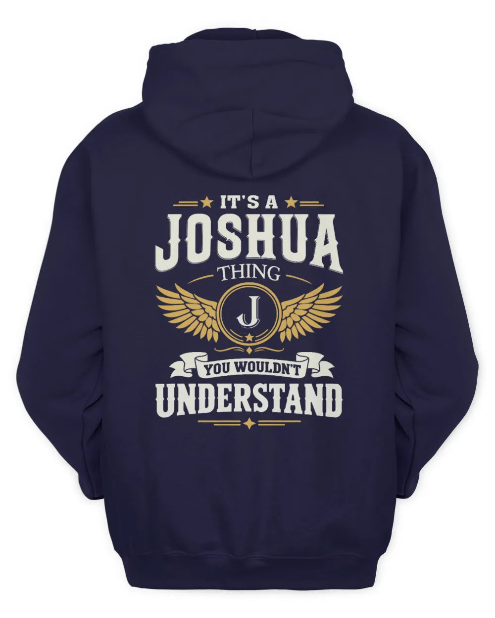 JOSHUA KT06-M008 It’s a [NAME] Thing – You Wouldn’t Understand | Personalized Vintage T-Shirt - Unisex Hoodie - Navy