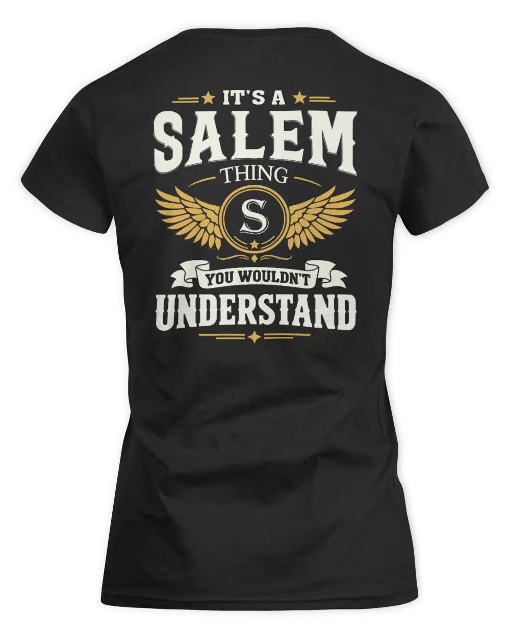 SALEM KT06-M008 It’s a [NAME] Thing – You Wouldn’t Understand | Personalized Vintage T-Shirt - Women's Standard T-Shirt - Black