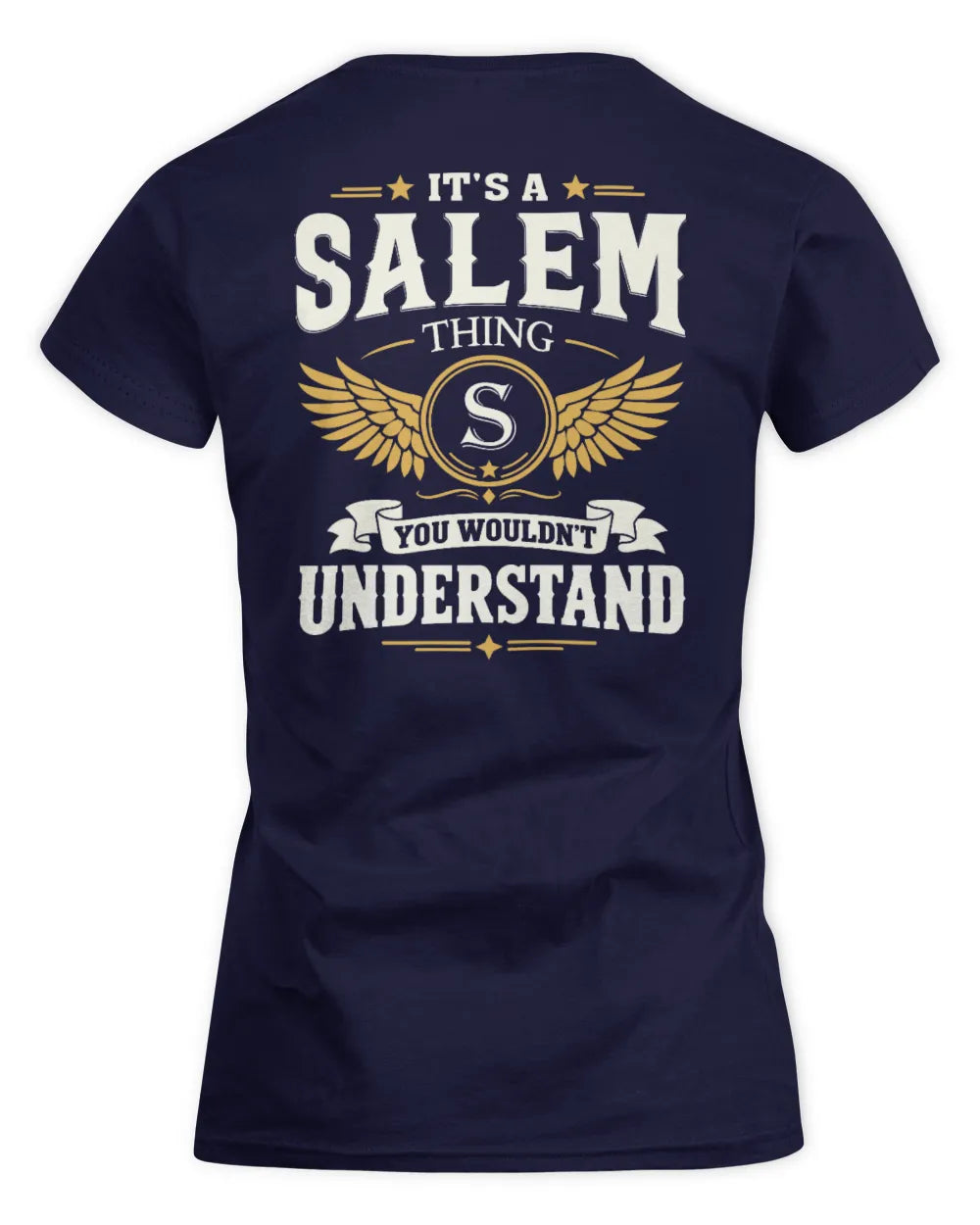 SALEM KT06-M008 It’s a [NAME] Thing – You Wouldn’t Understand | Personalized Vintage T-Shirt - Women's Standard T-Shirt - Navy