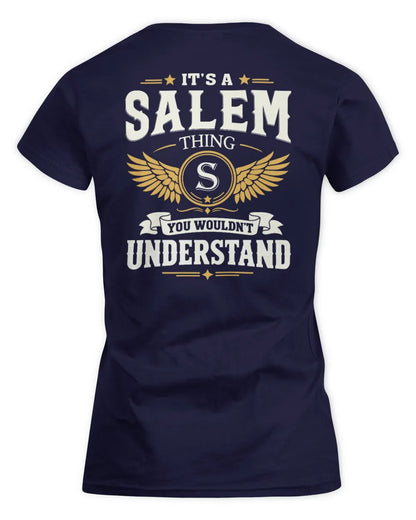 SALEM KT06-M008 It’s a [NAME] Thing – You Wouldn’t Understand | Personalized Vintage T-Shirt - Women's Standard T-Shirt - Navy