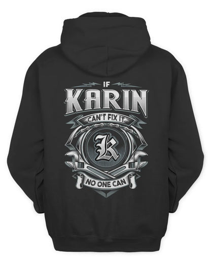 KARIN AP81-K4-626 - Personalized Ahmed Quote Apparel “If Ahmed Can't Fix It, No One Can” - Unisex Hoodie - Black