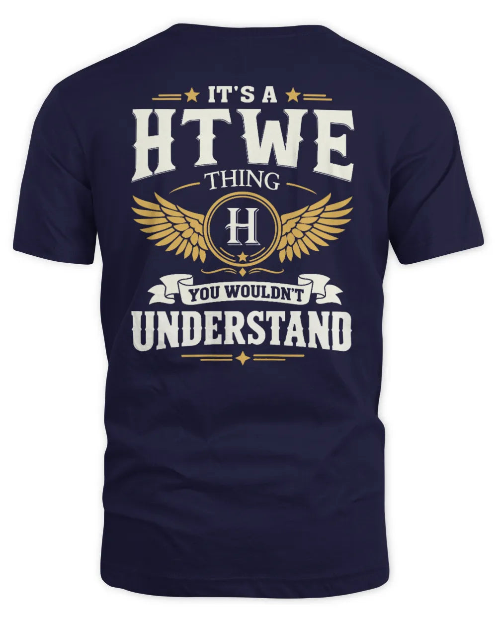 HTWE KT06-M008 It’s a [NAME] Thing – You Wouldn’t Understand | Personalized Vintage T-Shirt - Unisex Standard T-Shirt - Navy