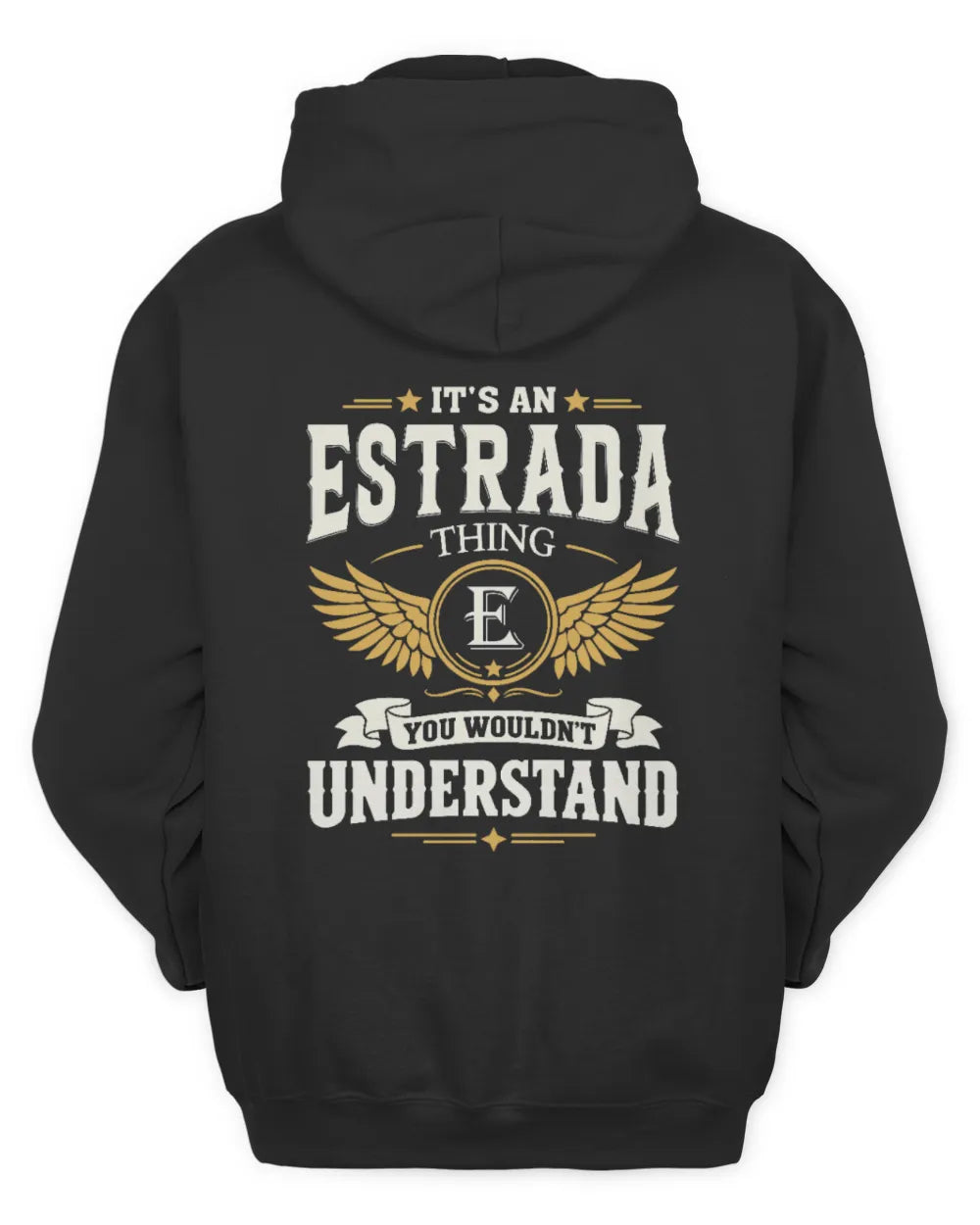 ESTRADA KT06-M008 It’s a [NAME] Thing – You Wouldn’t Understand | Personalized Vintage T-Shirt - Unisex Hoodie - Black
