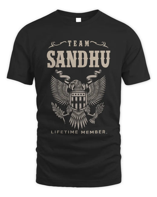 SANDHU TP06-K82 – Personalized Classic Style Apparel “Team NAME Lifetime Member”