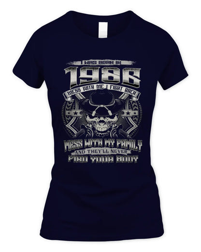 1986 HH89-K2 – Protective Family Quote T-Shirt - Women's Standard T-Shirt - Navy