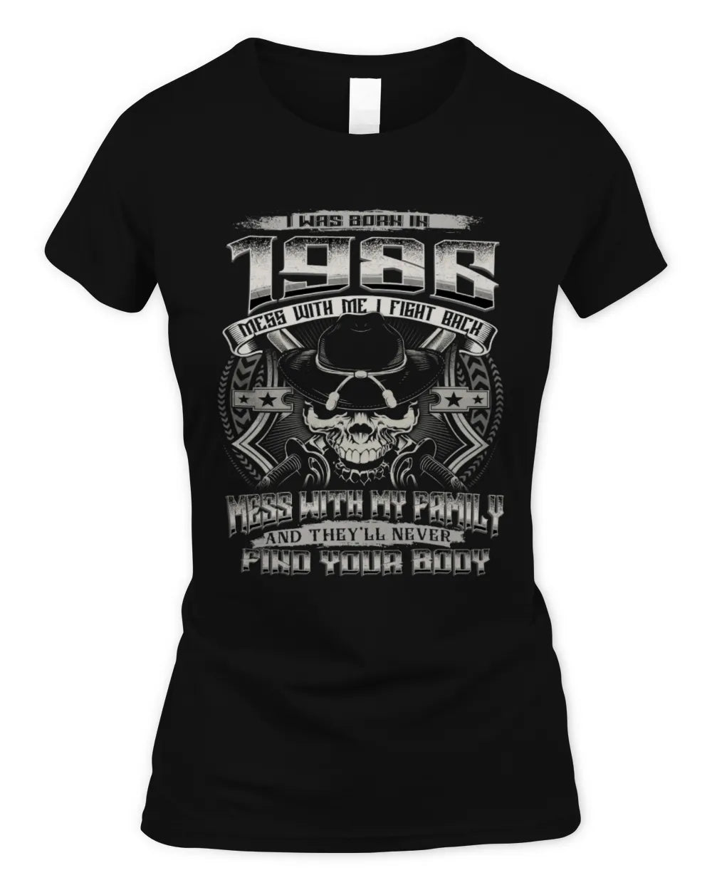 1986 HH89-K2 – Protective Family Quote T-Shirt - Women's Standard T-Shirt - Black
