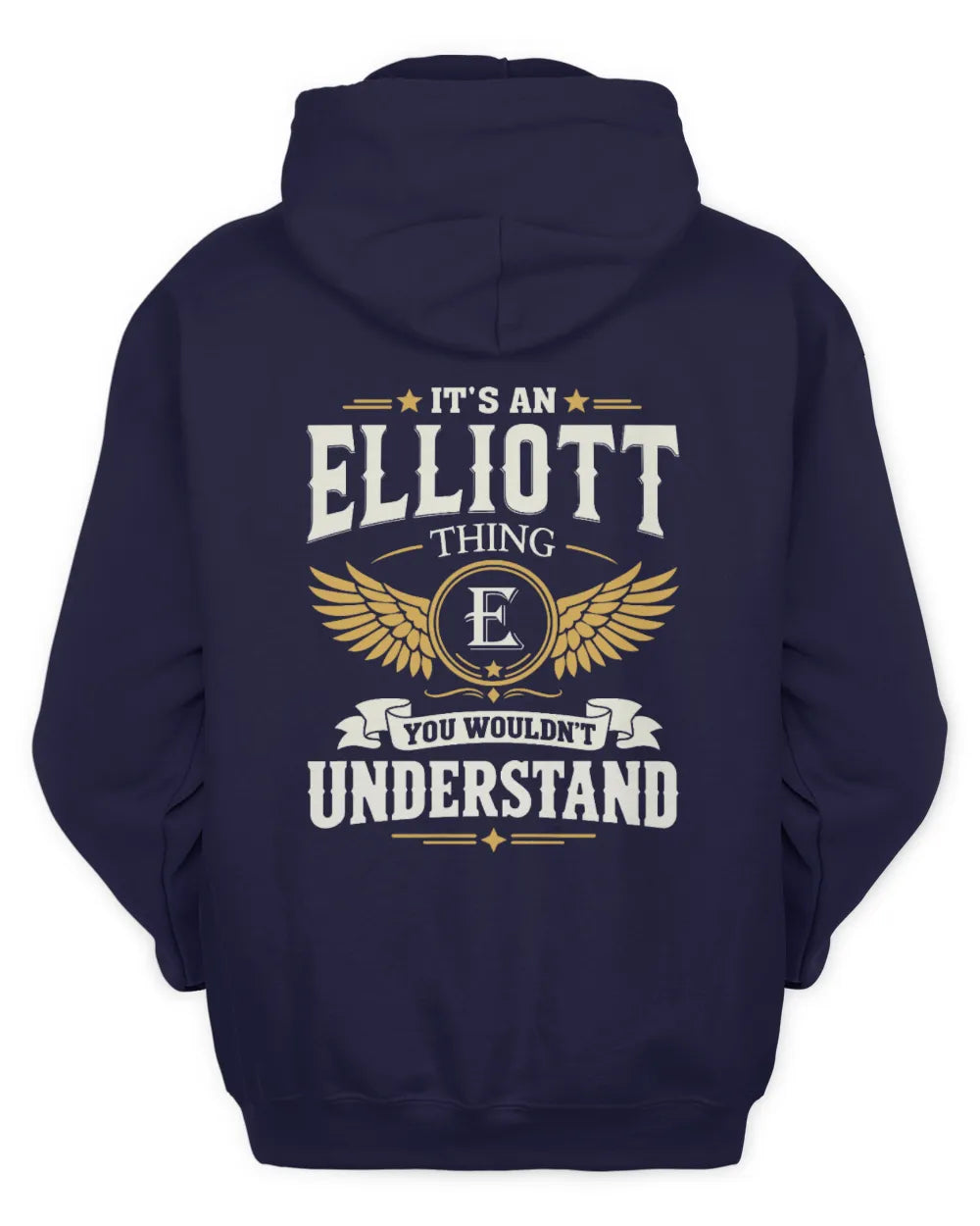 ELLIOTT KT06-M008 It’s a [NAME] Thing – You Wouldn’t Understand | Personalized Vintage T-Shirt - Unisex Hoodie - Navy