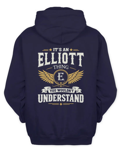 ELLIOTT KT06-M008 It’s a [NAME] Thing – You Wouldn’t Understand | Personalized Vintage T-Shirt - Unisex Hoodie - Navy