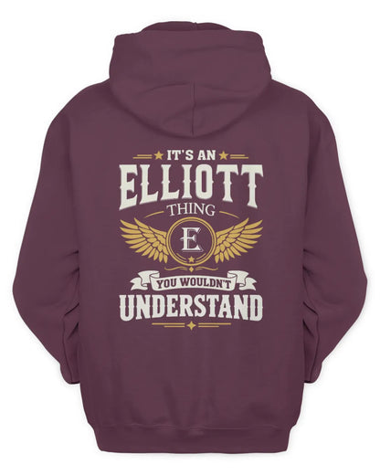 ELLIOTT KT06-M008 It’s a [NAME] Thing – You Wouldn’t Understand | Personalized Vintage T-Shirt - Unisex Hoodie - Maroon