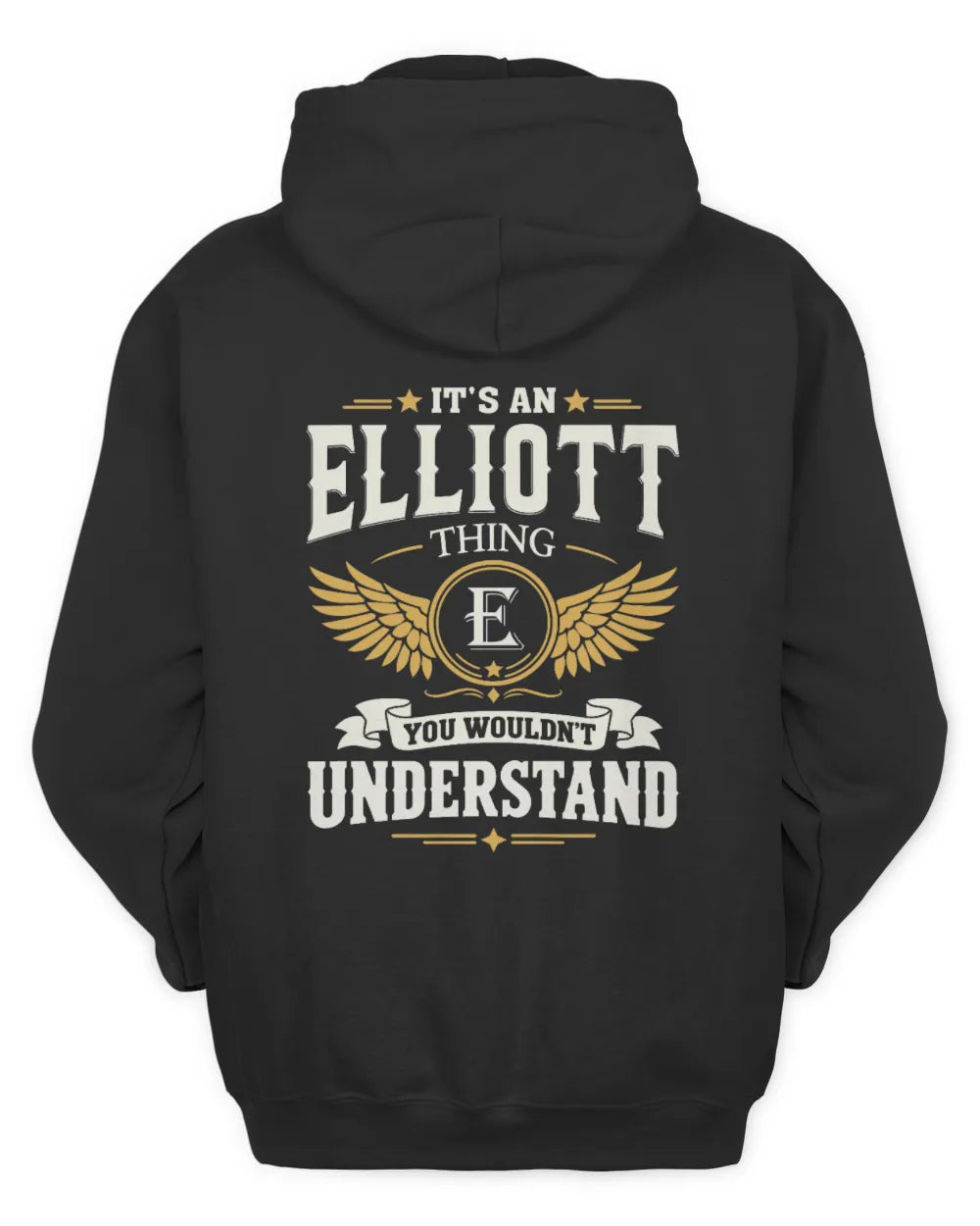 ELLIOTT KT06-M008 It’s a [NAME] Thing – You Wouldn’t Understand | Personalized Vintage T-Shirt - Unisex Hoodie - Black