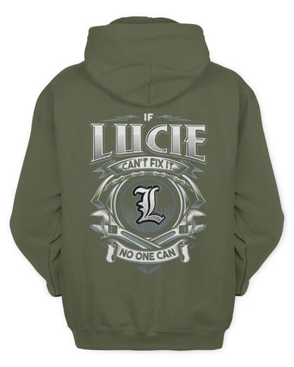 LUCIE AP81-K4-626 - Personalized Ahmed Quote Apparel “If Ahmed Can't Fix It, No One Can” - Unisex Hoodie - Military Green