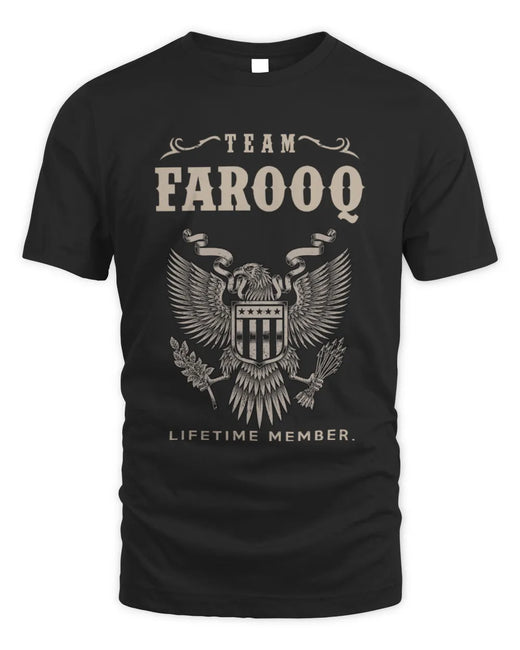 FAROOQ TP06-K82 – Personalized Classic Style Apparel “Team NAME Lifetime Member”