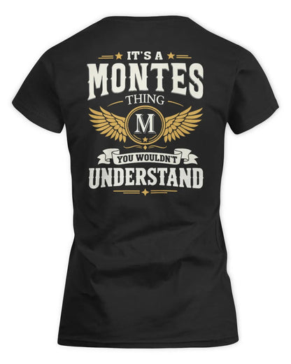 MONTES KT06-M008 It’s a [NAME] Thing – You Wouldn’t Understand | Personalized Vintage T-Shirt - Women's Standard T-Shirt - Black