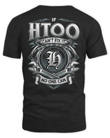 HTOO AP81-K4-626 - Personalized Ahmed Quote Apparel “If Ahmed Can't Fix It, No One Can” - Unisex Standard T-Shirt - Black