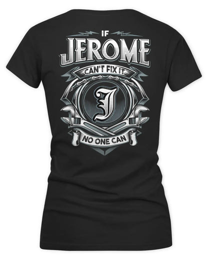 JEROME AP81-K4-626 - Personalized Ahmed Quote Apparel “If Ahmed Can't Fix It, No One Can” - Women's V-Neck T-Shirt - Black