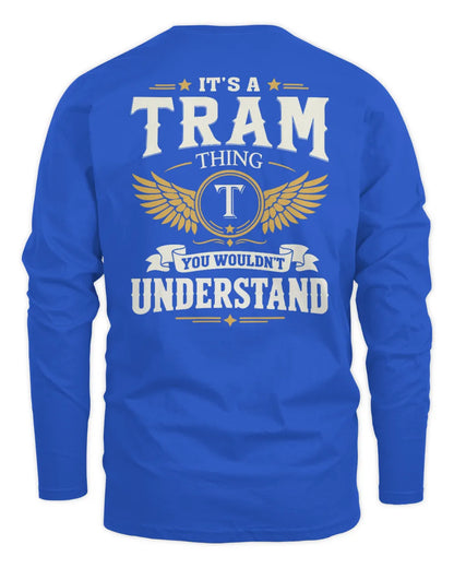 TRAM KT06-M008 It’s a [NAME] Thing – You Wouldn’t Understand | Personalized Vintage T-Shirt - Men's Long Sleeved T-Shirt - Royal
