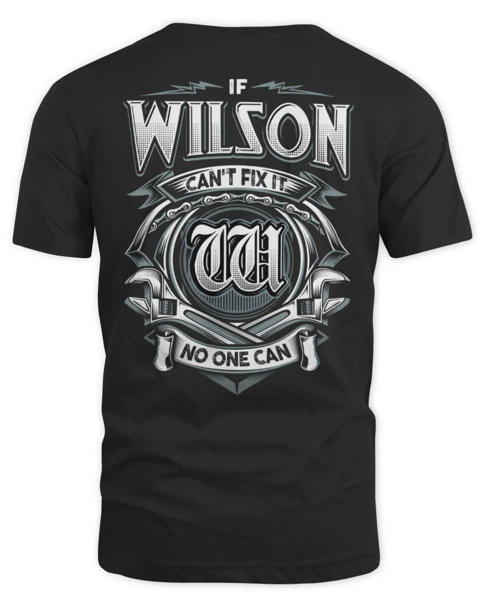 WILSON AP81-K4-626 - Personalized Ahmed Quote Apparel “If Ahmed Can't Fix It, No One Can” - Unisex Standard T-Shirt - Black