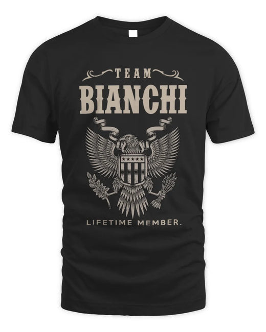 BIANCHI TP06-K82 – Personalized Classic Style Apparel “Team NAME Lifetime Member”