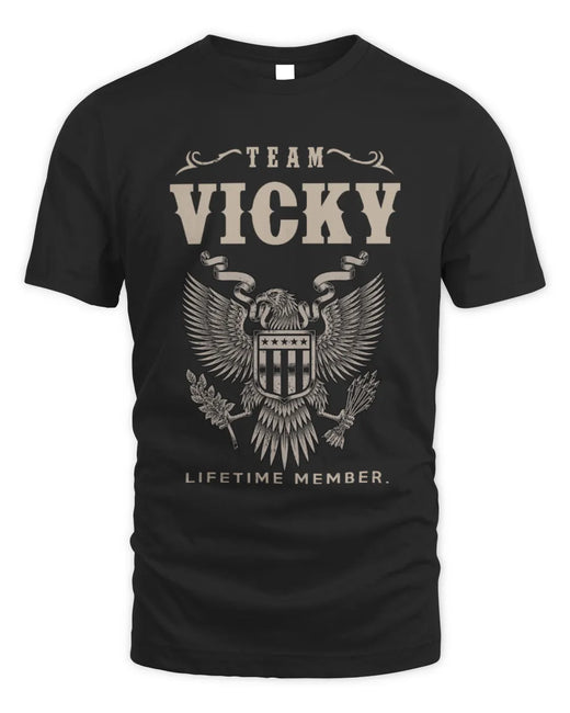 VICKY TP06-K82 – Personalized Classic Style Apparel “Team NAME Lifetime Member”