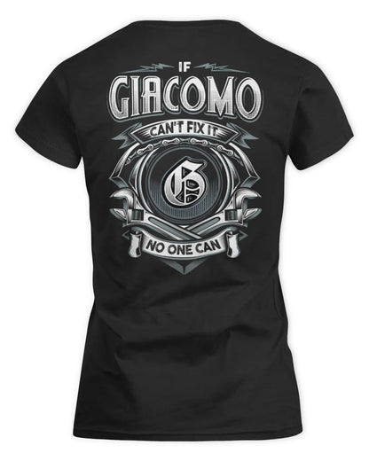 GIACOMO AP81-K4-626 - Personalized Ahmed Quote Apparel “If Ahmed Can't Fix It, No One Can” - Women's Standard T-Shirt - Black