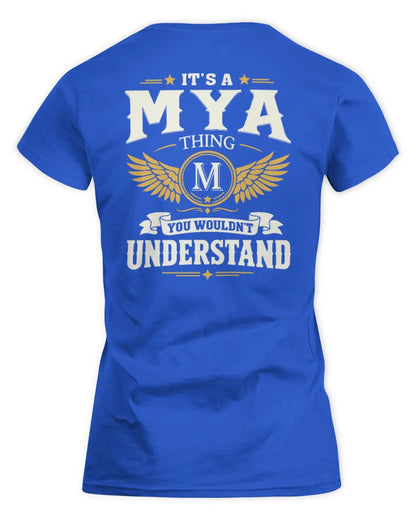 MYA KT06-M008 It’s a [NAME] Thing – You Wouldn’t Understand | Personalized Vintage T-Shirt - Women's Standard T-Shirt - Royal