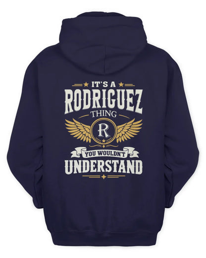 RODRIGUEZ KT06-M008 It’s a [NAME] Thing – You Wouldn’t Understand | Personalized Vintage T-Shirt - Unisex Hoodie - Navy