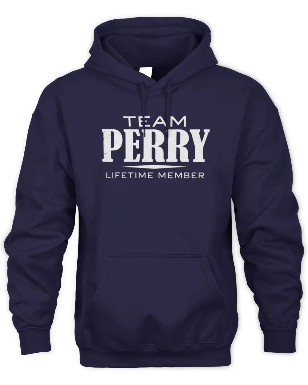PERRY BL62-K4-128 - Personalized “Team NAME Lifetime Member” - Unisex Hoodie - Navy