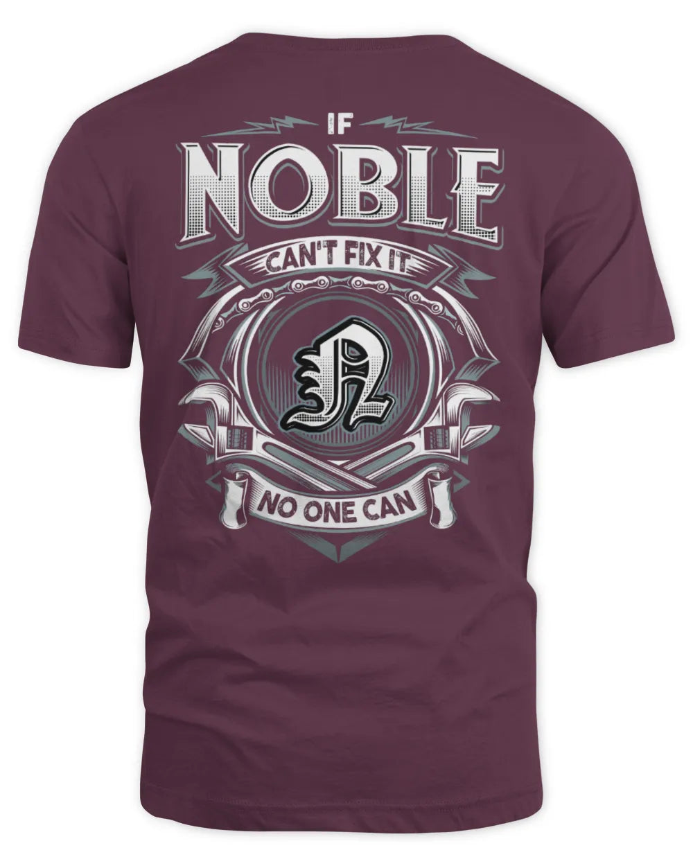 NOBLE AP81-K4-626 - Personalized Ahmed Quote Apparel “If Ahmed Can't Fix It, No One Can” - Unisex Standard T-Shirt - Maroon