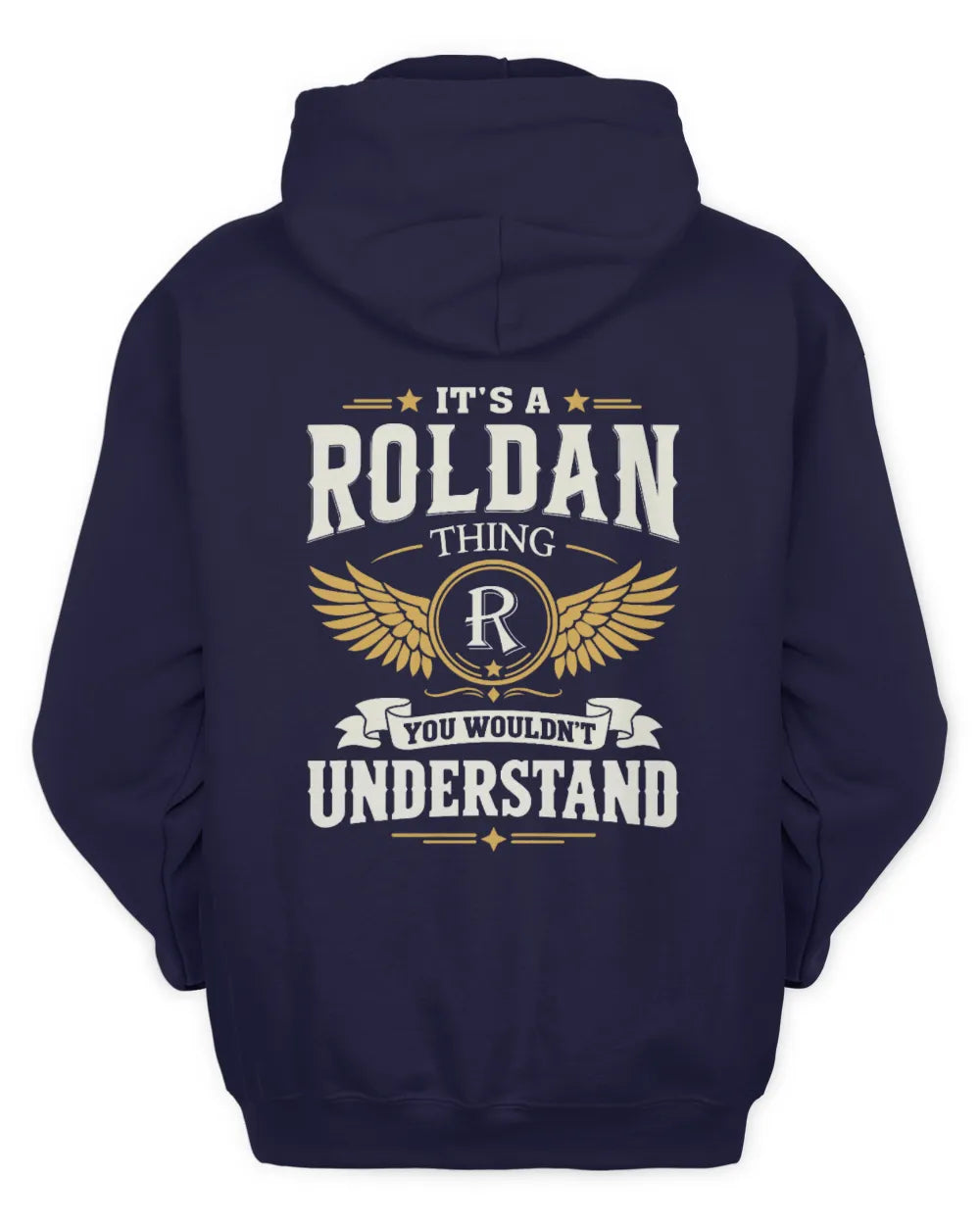 ROLDAN KT06-M008 It’s a [NAME] Thing – You Wouldn’t Understand | Personalized Vintage T-Shirt - Unisex Hoodie - Navy