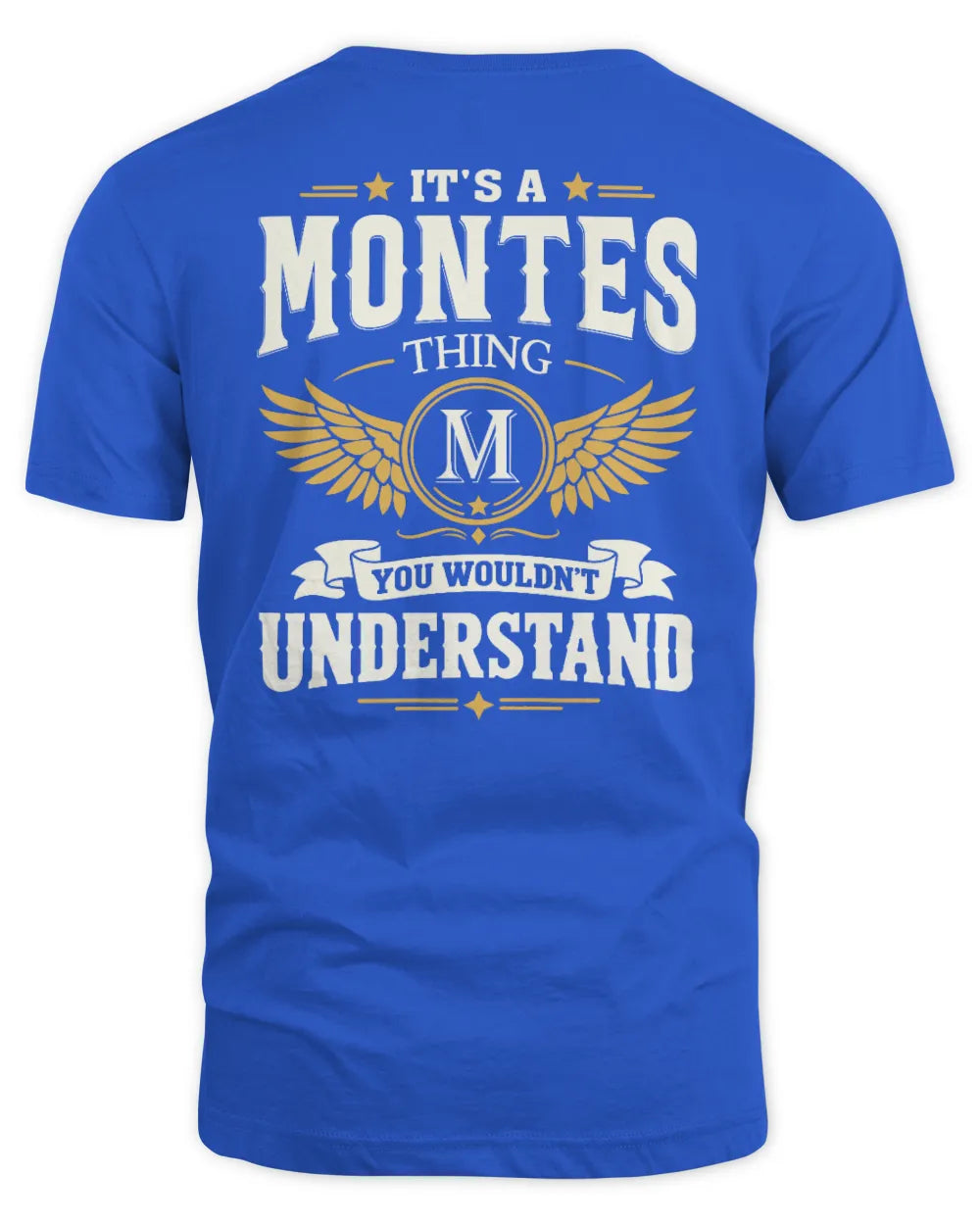 MONTES KT06-M008 It’s a [NAME] Thing – You Wouldn’t Understand | Personalized Vintage T-Shirt - Unisex Standard T-Shirt - Royal