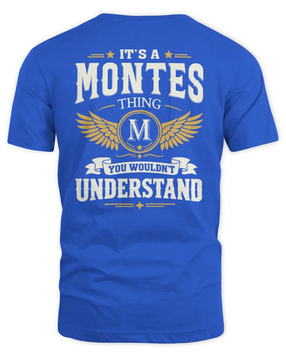 MONTES KT06-M008 It’s a [NAME] Thing – You Wouldn’t Understand | Personalized Vintage T-Shirt - Unisex Standard T-Shirt - Royal