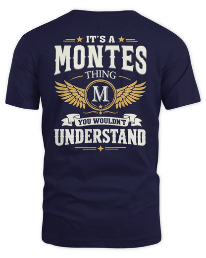 MONTES KT06-M008 It’s a [NAME] Thing – You Wouldn’t Understand | Personalized Vintage T-Shirt - Unisex Standard T-Shirt - Navy