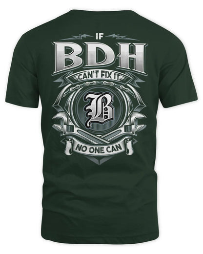 BDH AP81-K4-626 - Personalized Ahmed Quote Apparel “If Ahmed Can't Fix It, No One Can” - Unisex Standard T-Shirt - Forest Green