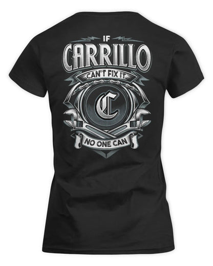 CARRILLO AP81-K4-626 - Personalized Ahmed Quote Apparel “If Ahmed Can't Fix It, No One Can” - Women's Standard T-Shirt - Black