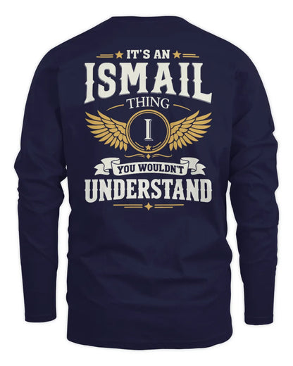 ISMAIL KT06-M008 It’s a [NAME] Thing – You Wouldn’t Understand | Personalized Vintage T-Shirt - Men's Long Sleeved T-Shirt - Navy