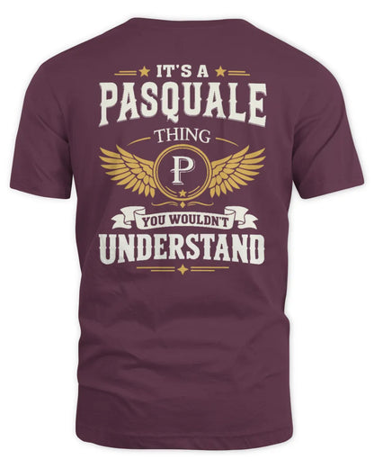 PASQUALE KT06-M008 It’s a [NAME] Thing – You Wouldn’t Understand | Personalized Vintage T-Shirt - Unisex Standard T-Shirt - Maroon