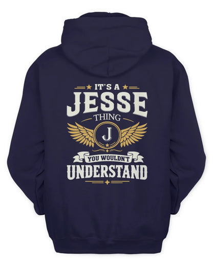 JESSE KT06-M008 It’s a [NAME] Thing – You Wouldn’t Understand | Personalized Vintage T-Shirt - Unisex Hoodie - Navy