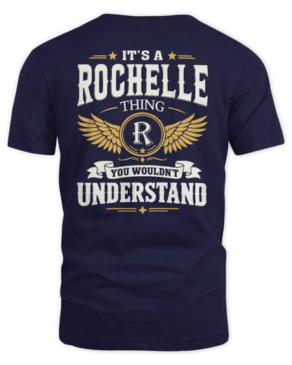 ROCHELLE KT06-M008 It’s a [NAME] Thing – You Wouldn’t Understand | Personalized Vintage T-Shirt - Unisex Standard T-Shirt - Navy