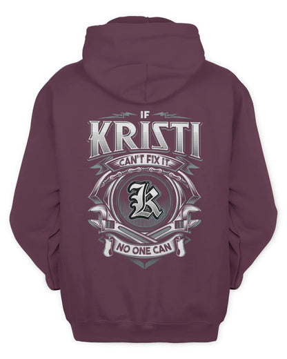 KRISTI AP81-K4-626 - Personalized Ahmed Quote Apparel “If Ahmed Can't Fix It, No One Can” - Unisex Hoodie - Maroon