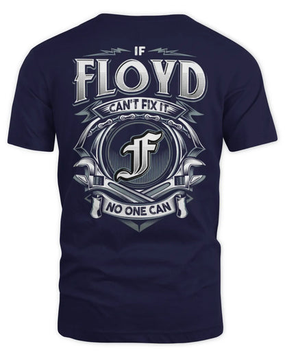 FLOYD AP81-K4-626 - Personalized Ahmed Quote Apparel “If Ahmed Can't Fix It, No One Can” - Unisex Standard T-Shirt - Navy