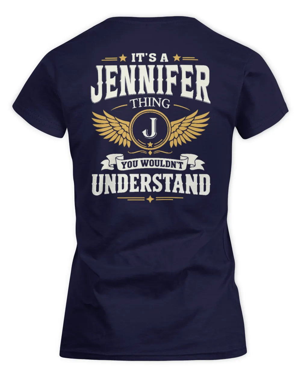 JENNIFER KT06-M008 It’s a [NAME] Thing – You Wouldn’t Understand | Personalized Vintage T-Shirt - Women's Standard T-Shirt - Navy