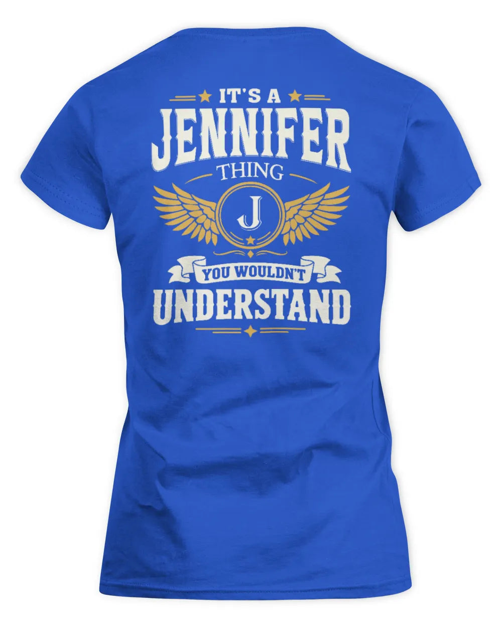 JENNIFER KT06-M008 It’s a [NAME] Thing – You Wouldn’t Understand | Personalized Vintage T-Shirt - Women's Standard T-Shirt - Royal