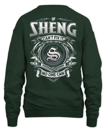 SHENG AP81-K4-626 - Personalized Ahmed Quote Apparel “If Ahmed Can't Fix It, No One Can” - Unisex Sweatshirt - Forest Green