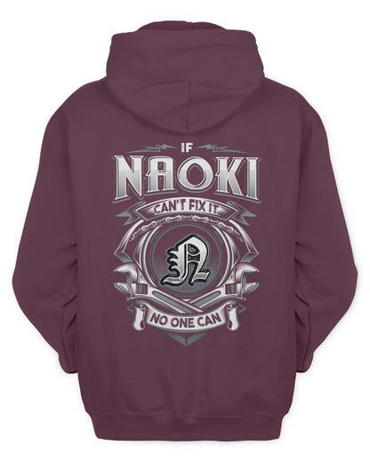 NAOKI AP81-K4-626 - Personalized Ahmed Quote Apparel “If Ahmed Can't Fix It, No One Can” - Unisex Hoodie - Maroon